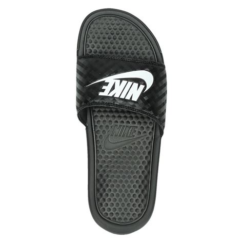 nike benassi slippers dames zwart|Nike Benassi .